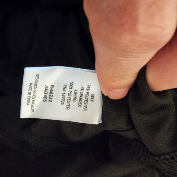 LOVE, NICKIE LEW Rhinestone Fringe Cocktail Minidress NWT BLACK  SMALL SNAGS - Picture 12 of 12